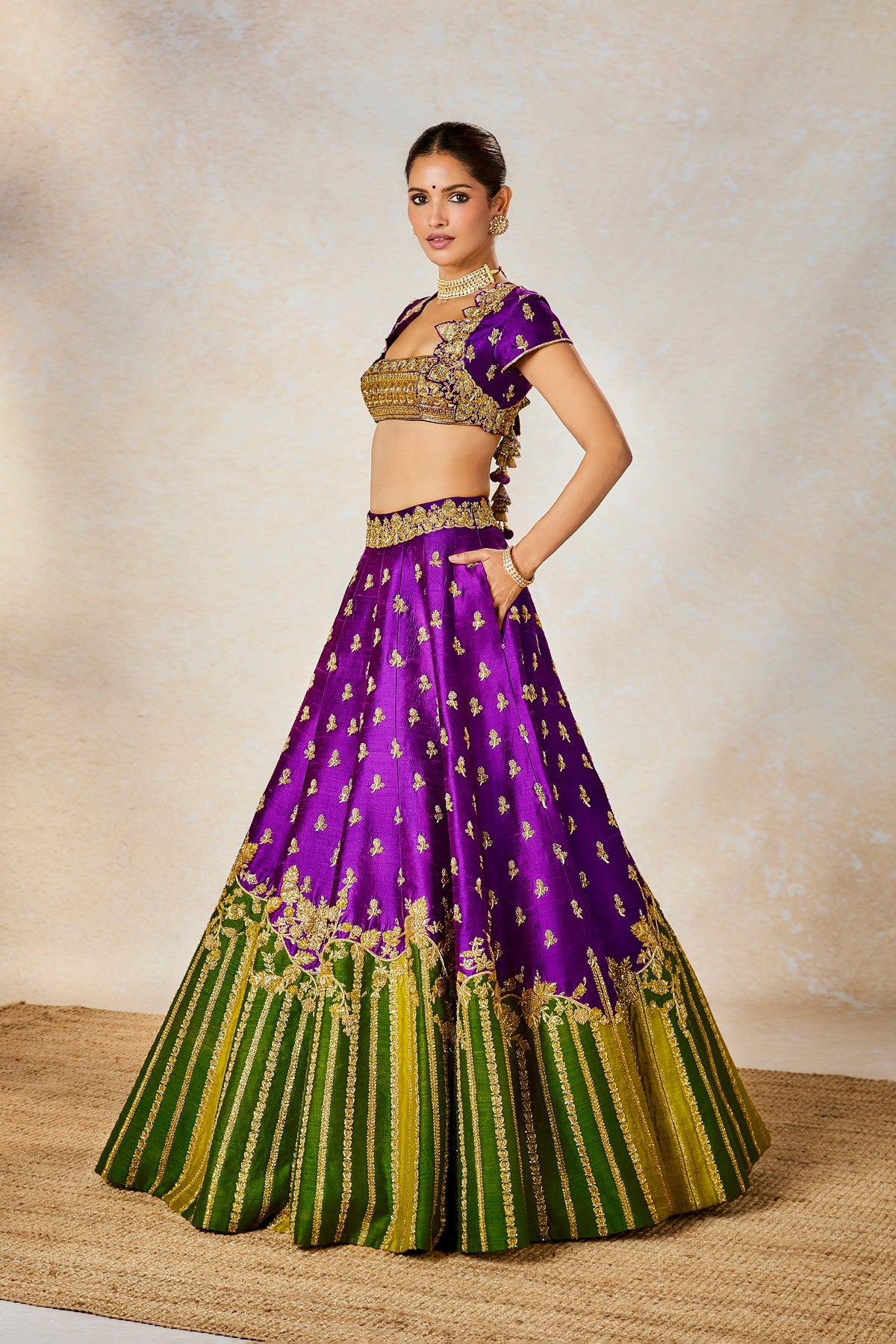 Jamun Fizz Lehenga