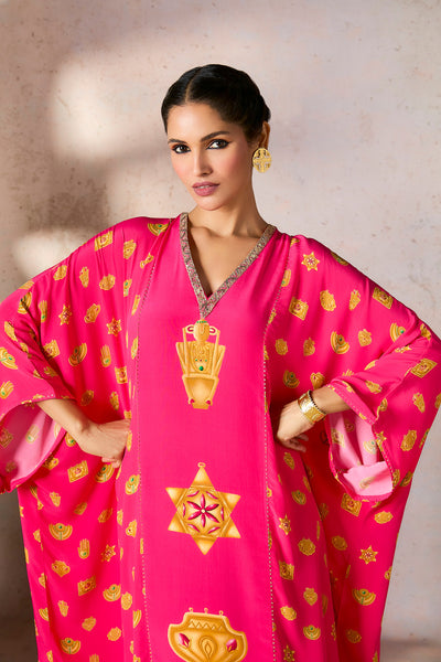 Pink Trinkets Kaftan