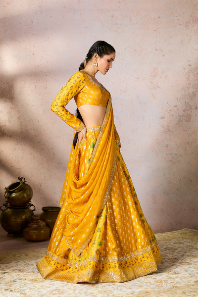 Yellow Nomatic Tribe Lehenga Set