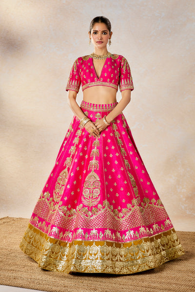 Rose Falooda Lehenga