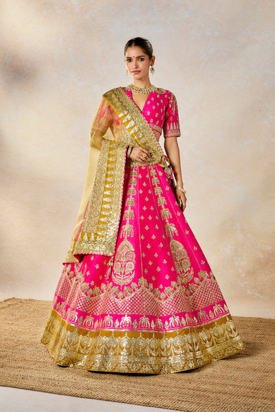 Rose Falooda Lehenga