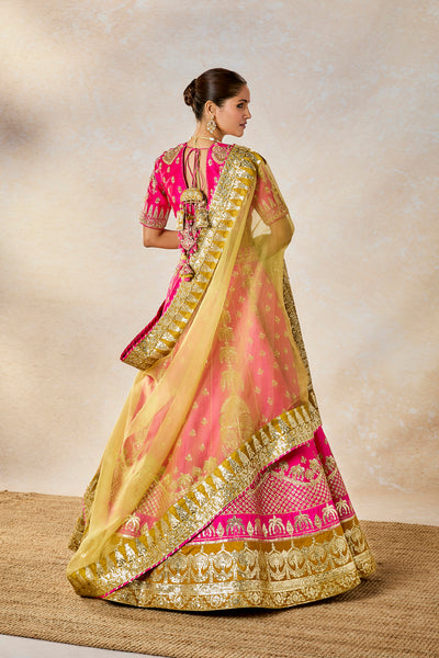 Rose Falooda Lehenga