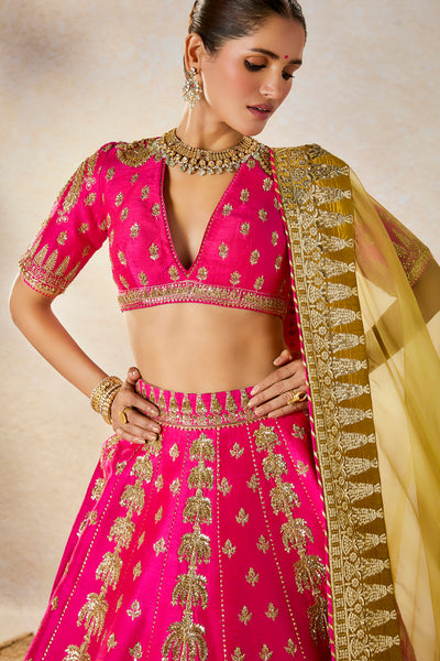 Rose Falooda Lehenga