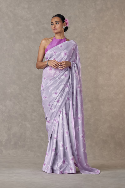 Lilac Parijat Sitara Saree