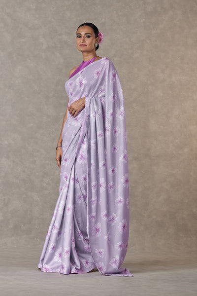 Lilac Parijat Sitara Saree