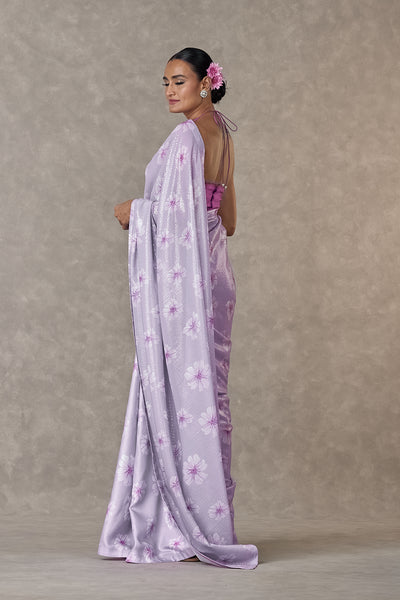 Lilac Parijat Sitara Saree