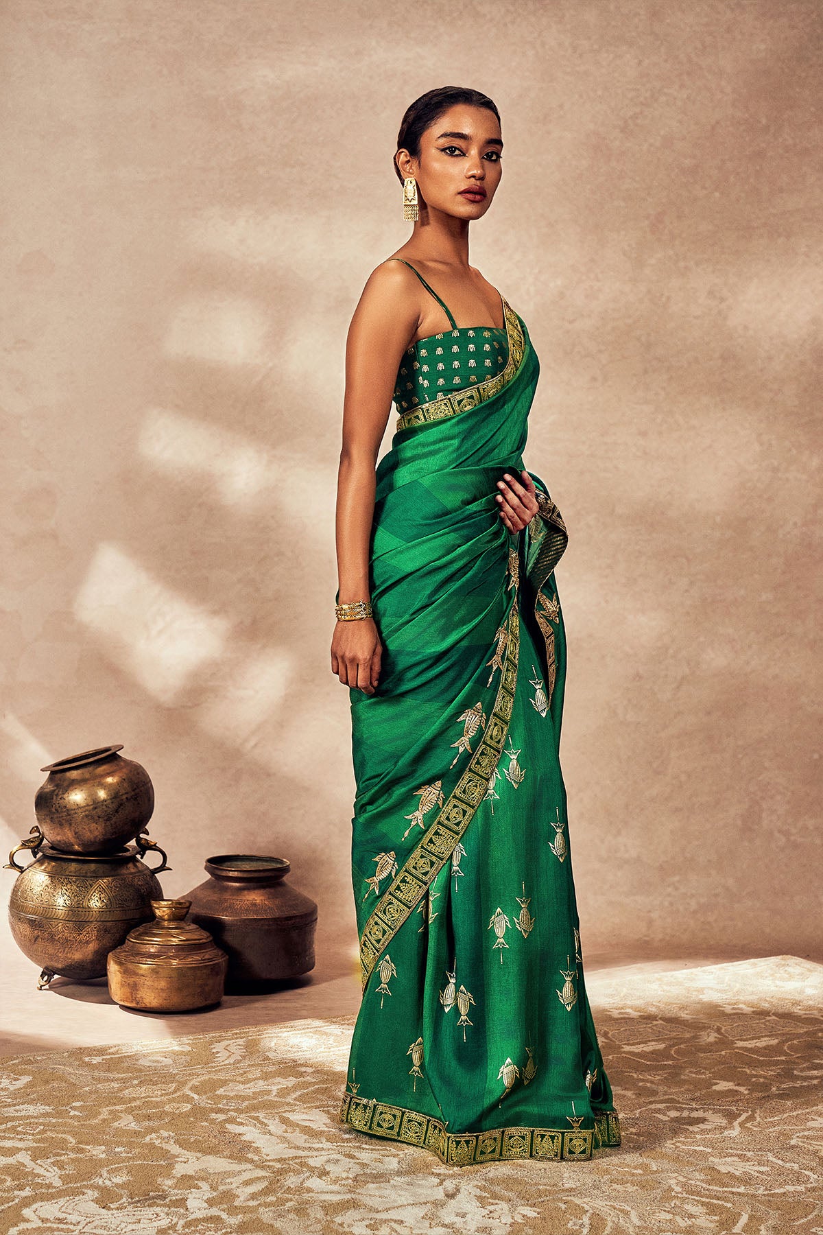 Green Mystic Saree