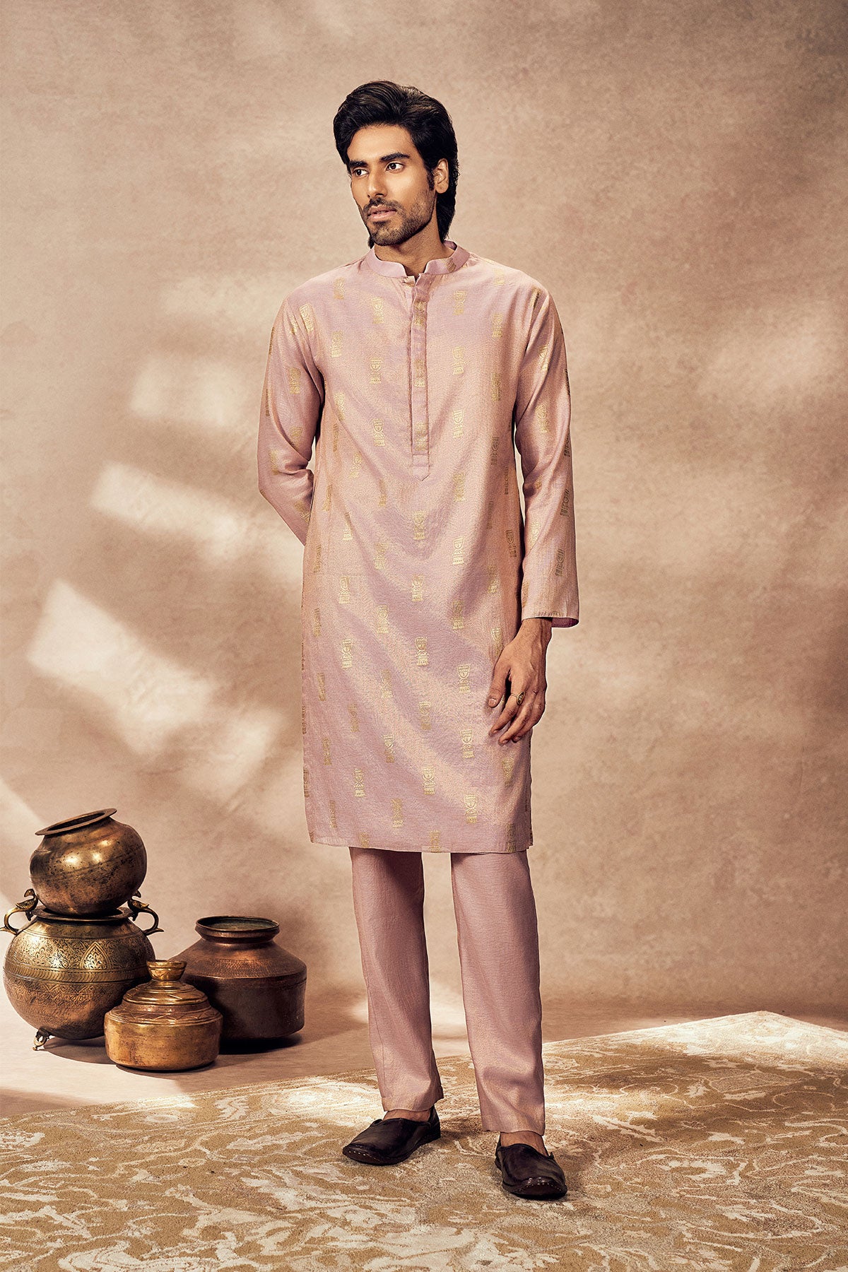 Lilac Timber Tribe Kurta