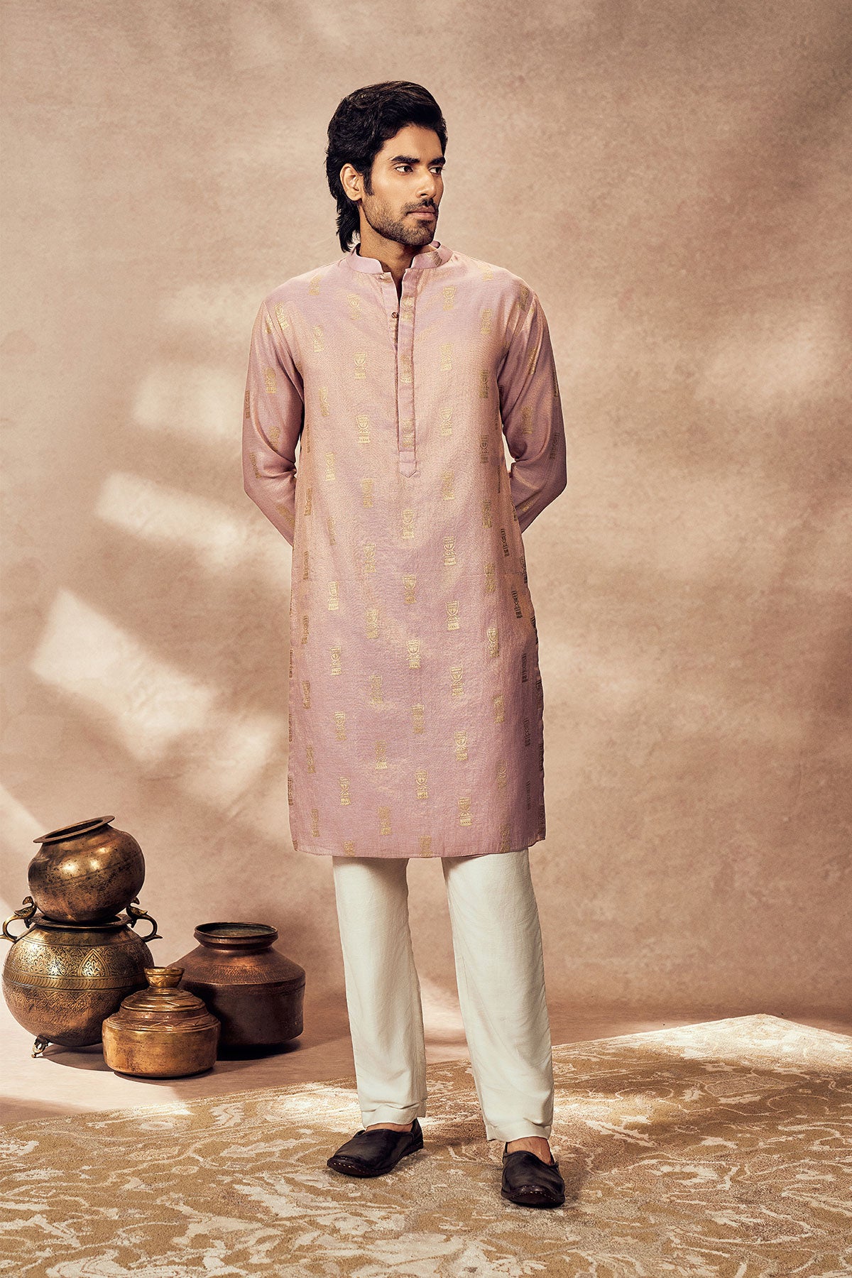 Lilac Timber Tribe Kurta