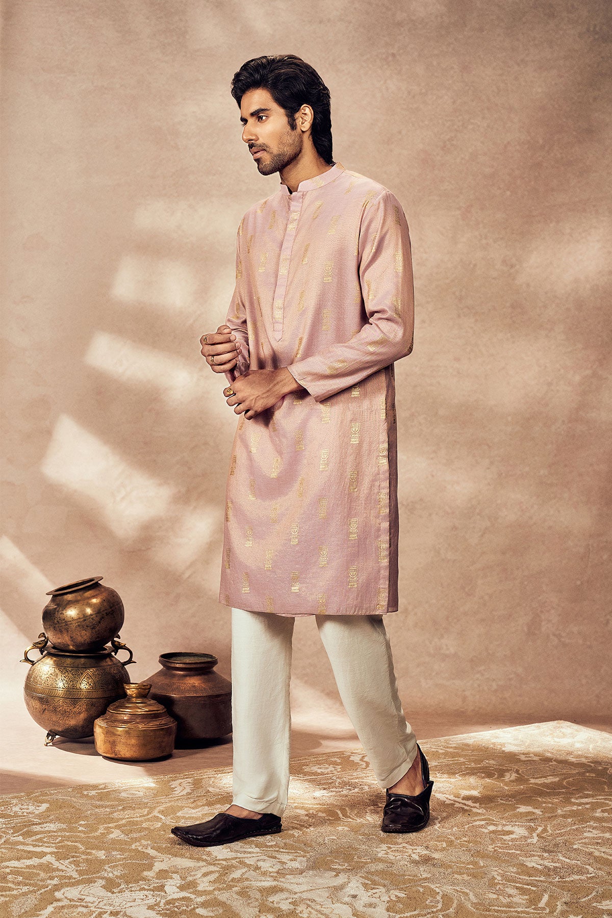 Lilac Timber Tribe Kurta