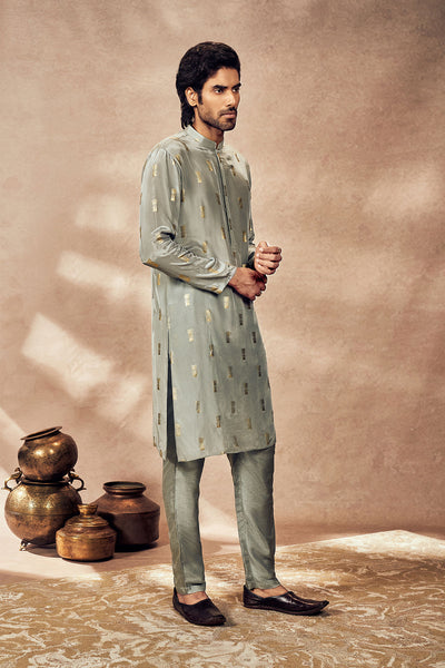 Grey Timber Tribe Kurta