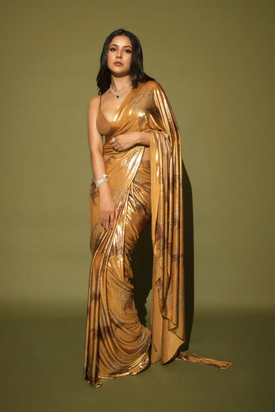 Ochre Masakali Saree