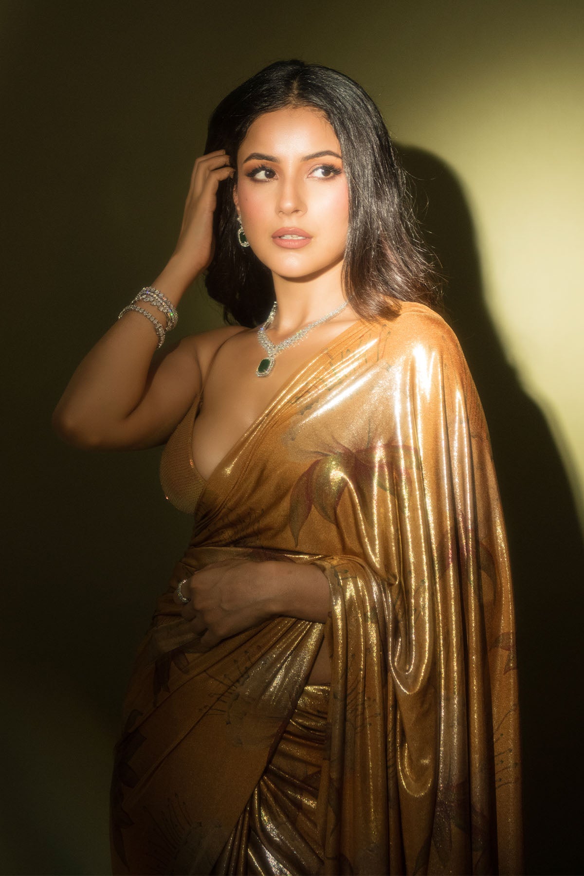 Ochre Masakali Saree