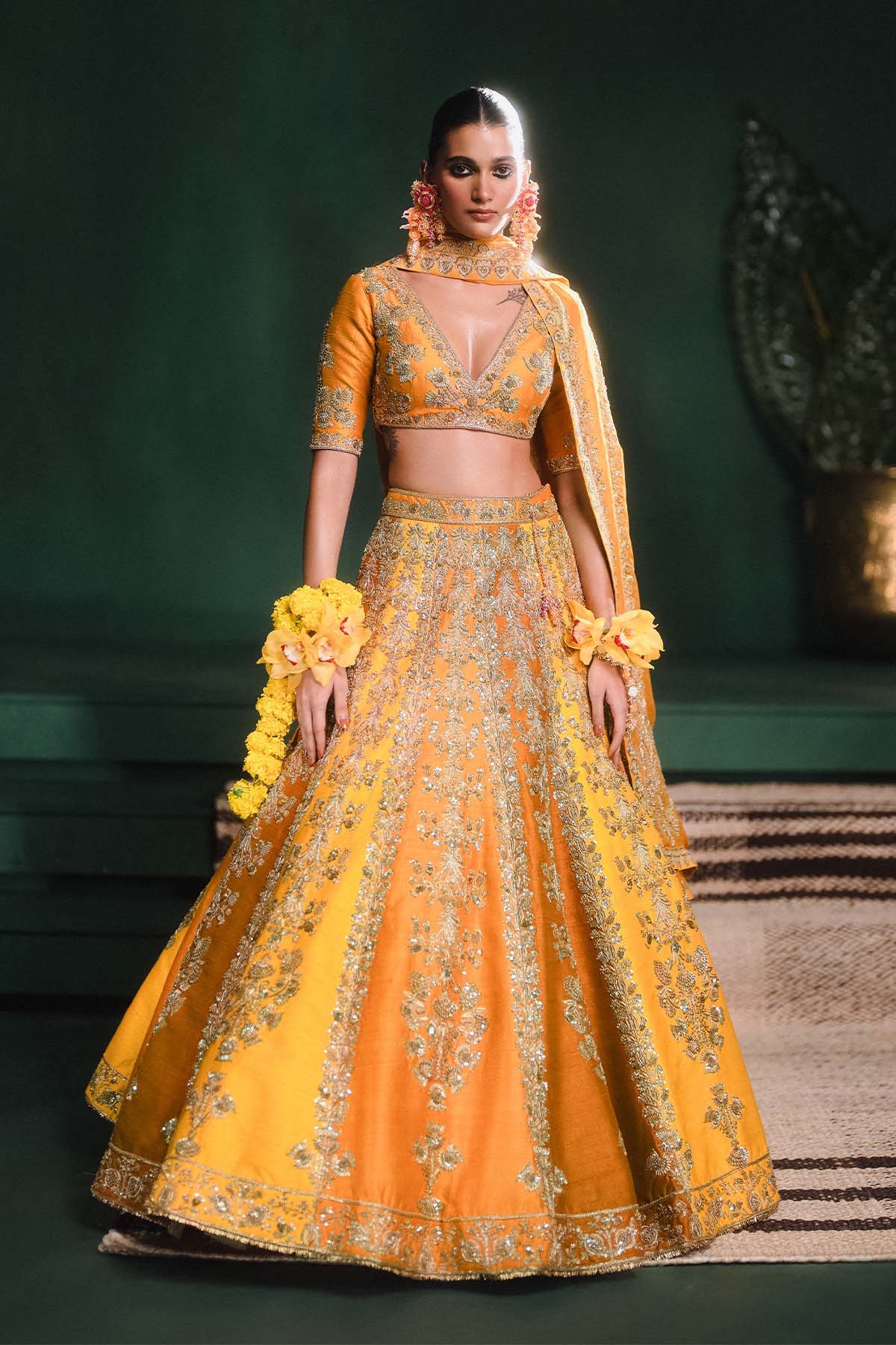 The Ghevar Lehenga