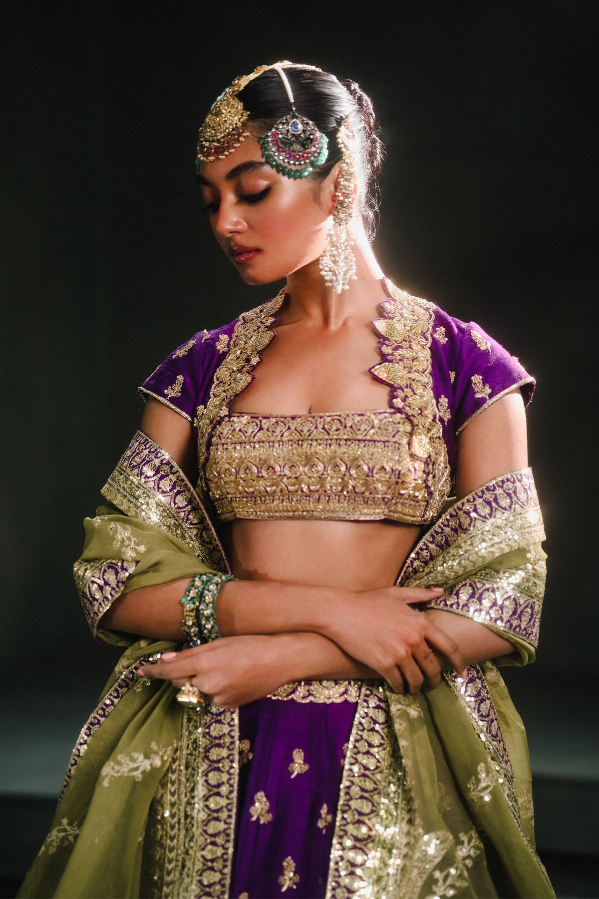 Jamun Fizz Lehenga