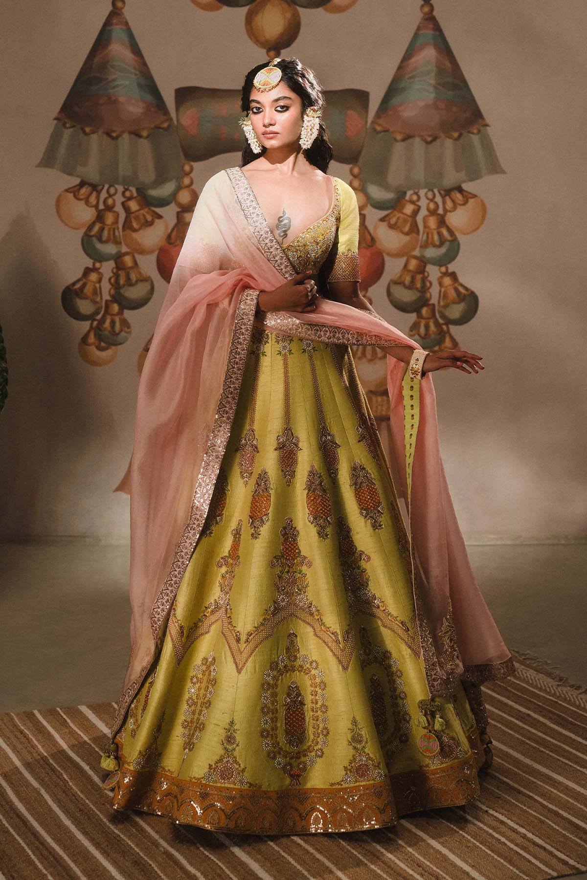 The Pista Kulfi Lehenga