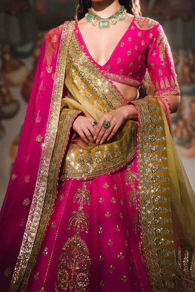 Rose Falooda Lehenga