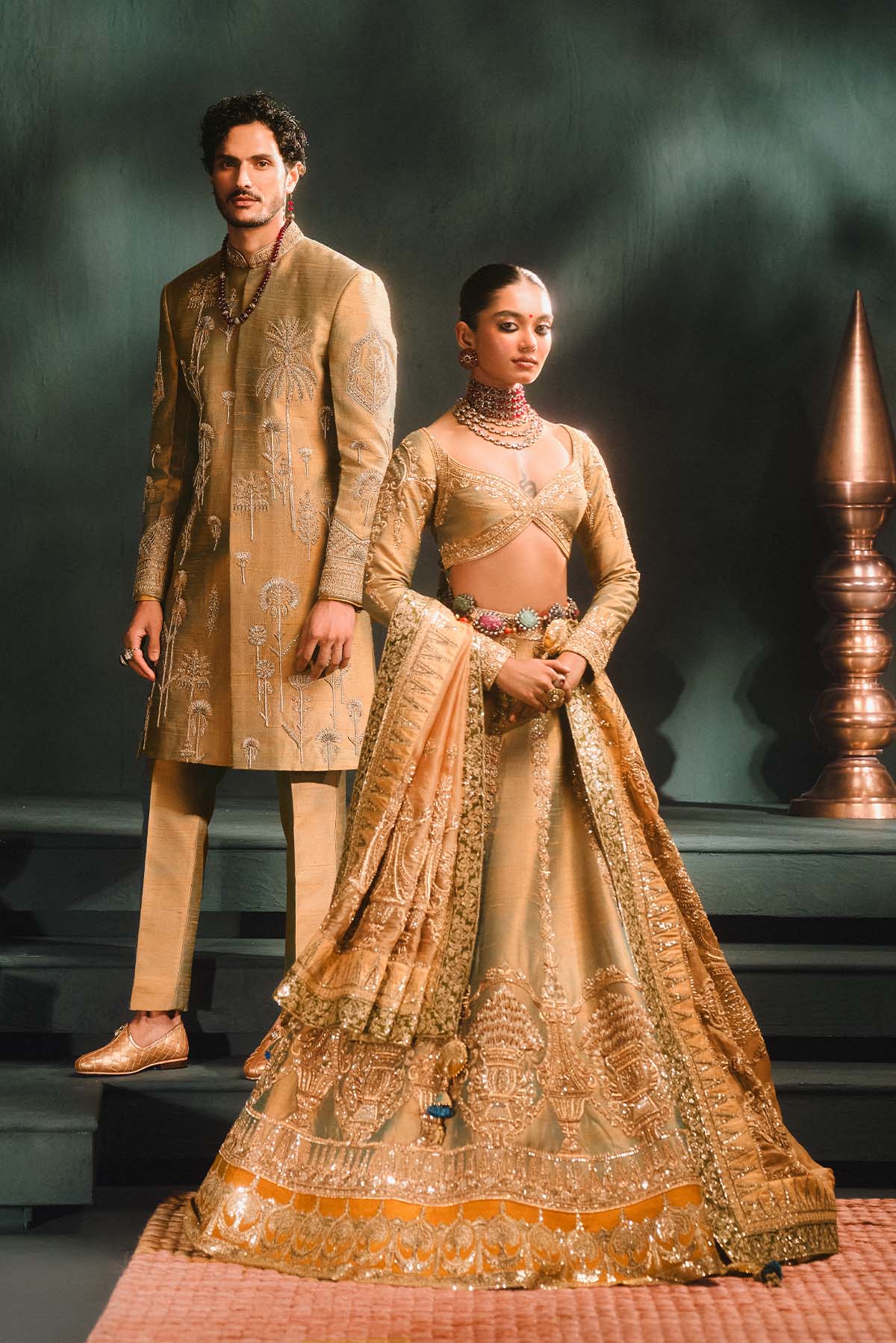 The Kesar Varak Lehenga