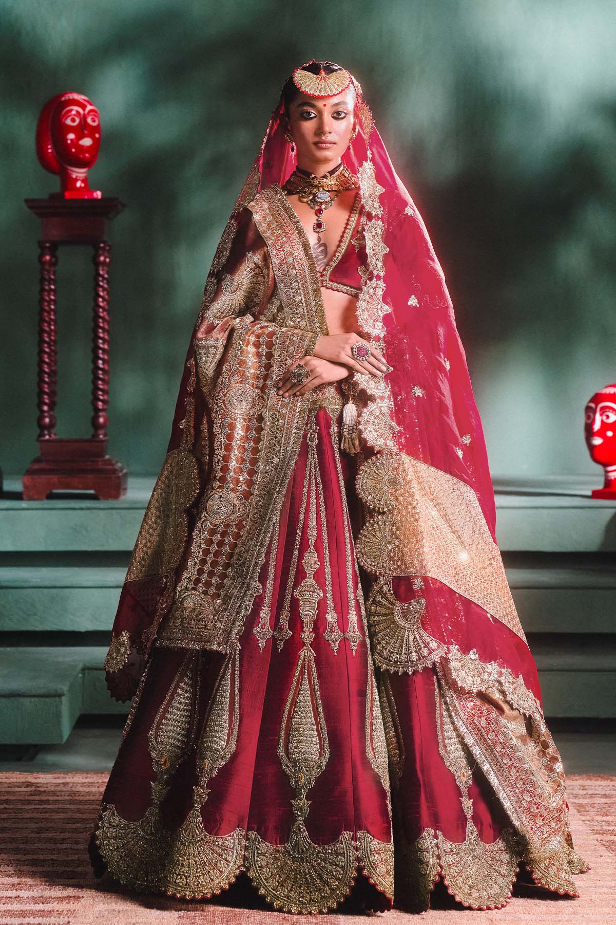 The Gajar Halwa Lehenga