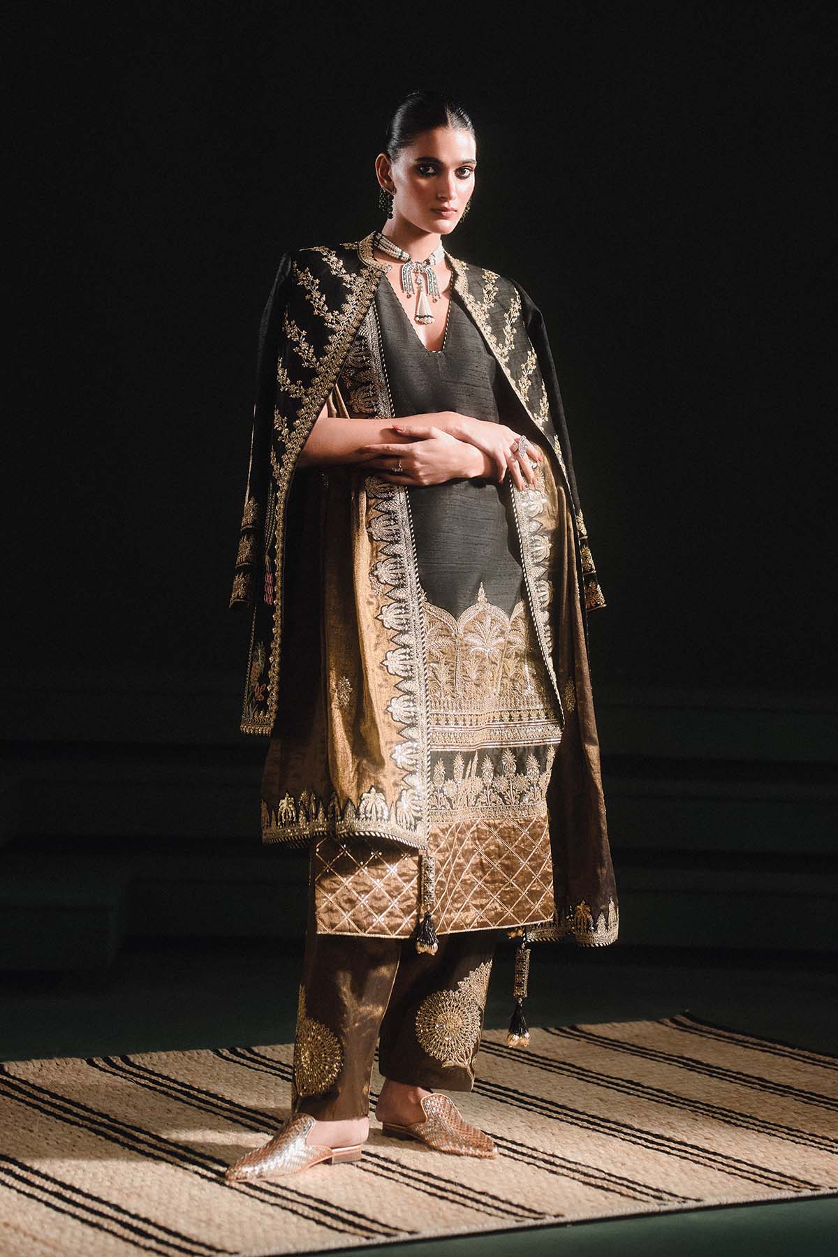 The Kala Khatta Salwar Set