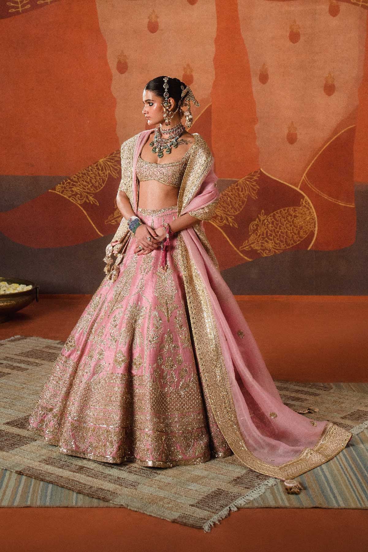 The Gulab Barfi Lehenga